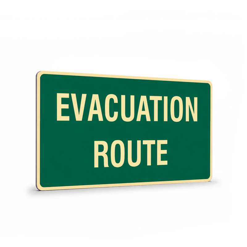 Exit & Evacuation - Evacuation Route Sign