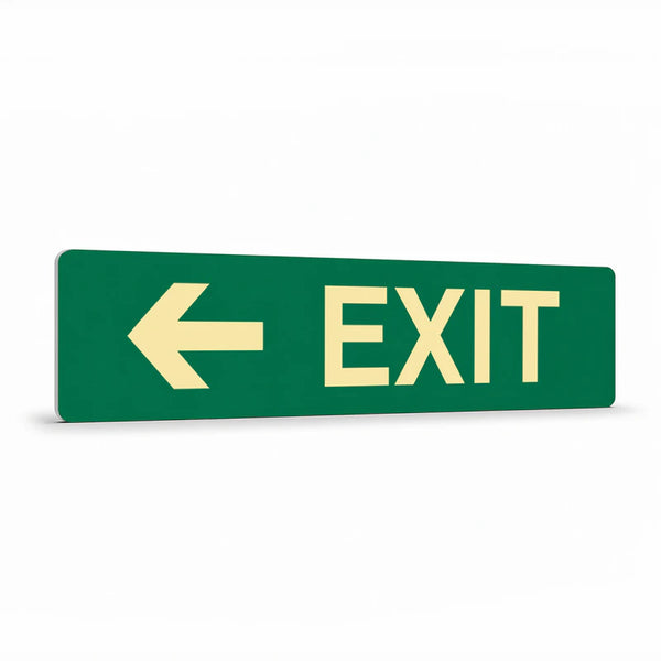 Exit & Evacuation - Exit Left Arrow narrow Sign