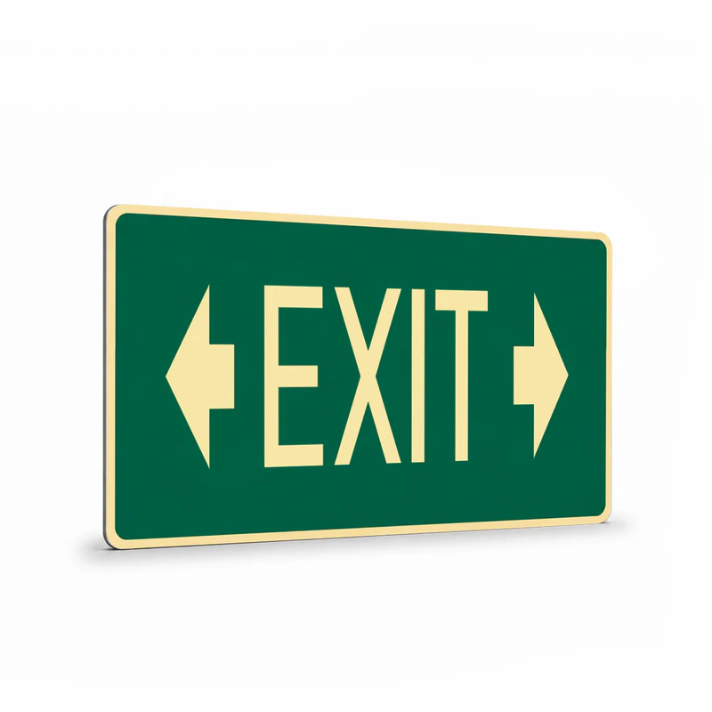 Exit & Evacuation - Exit Left and Right Arrow Sign
