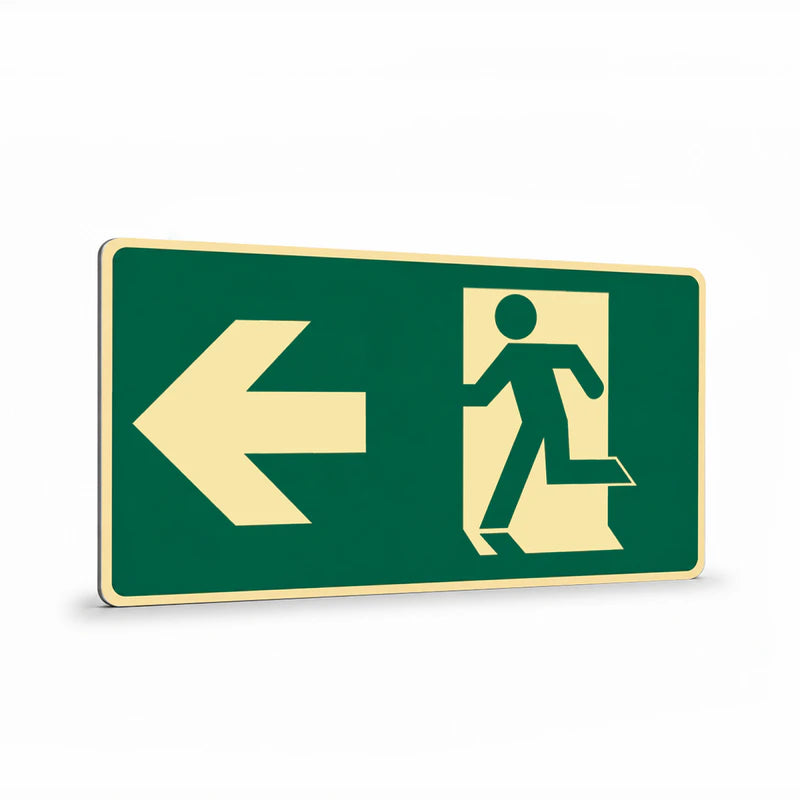 Exit & Evacuation - Exit Symbol Left Arrow Sign
