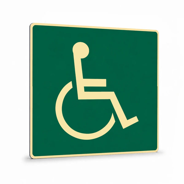 Exit & Evacuation - Wheelchair Symbol Sign