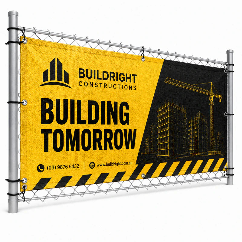 Fence Mesh Signs