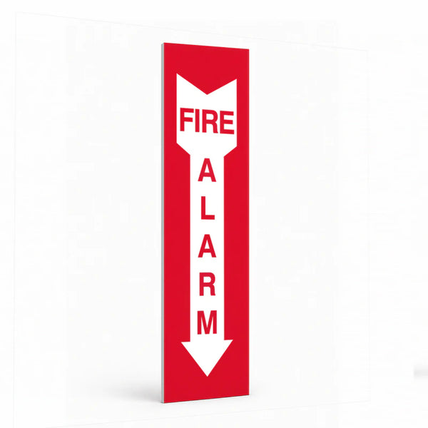Fire Safety Equipment - Fire Alarm Arrow Sign