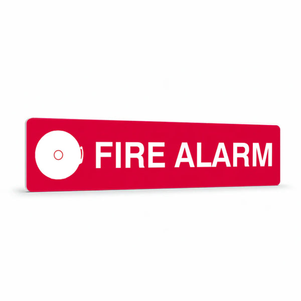 Fire Safety Equipment - Fire Alarm narrow Sign