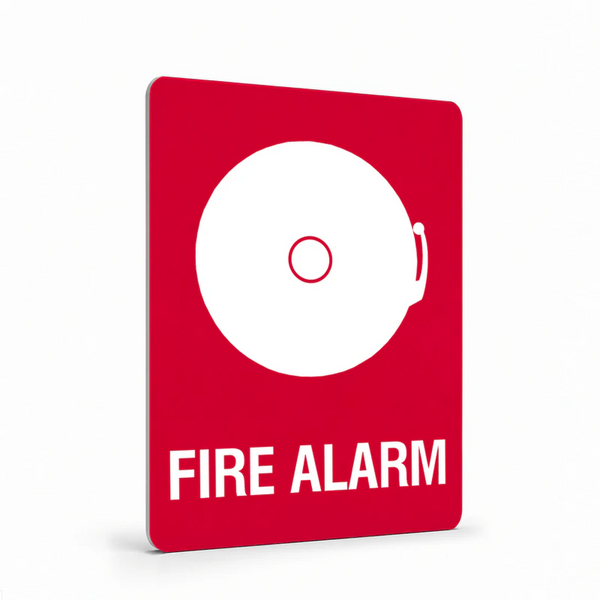Fire Safety Equipment - Fire Alarm with symbol Sign