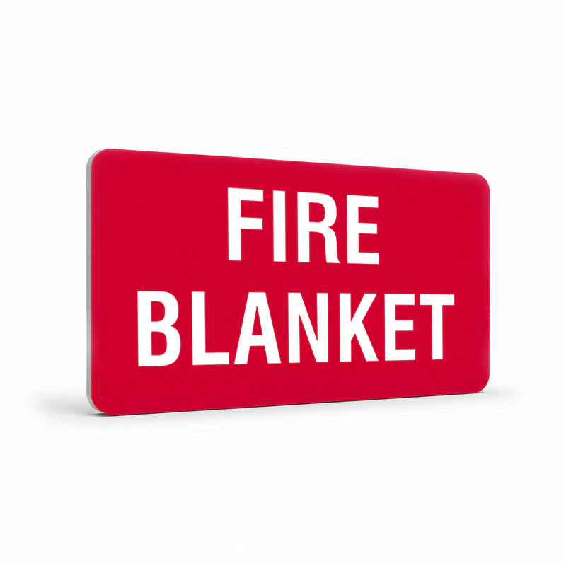 Fire Safety Equipment - Fire Blanket Sign