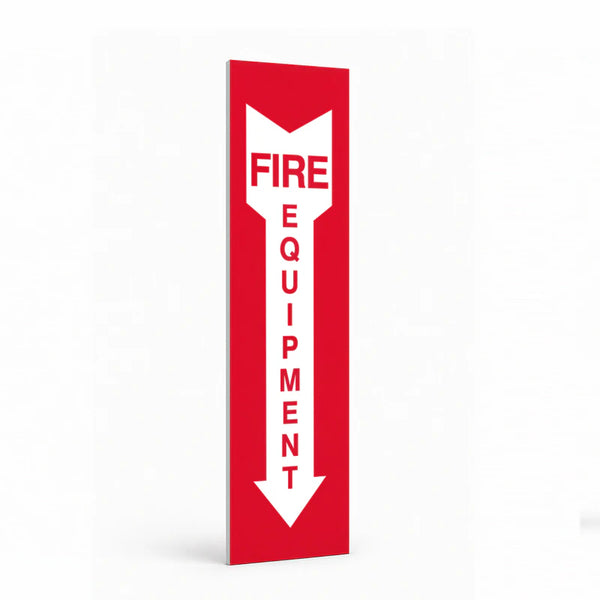 Fire Safety Equipment - Fire Equipment Arrow Sign