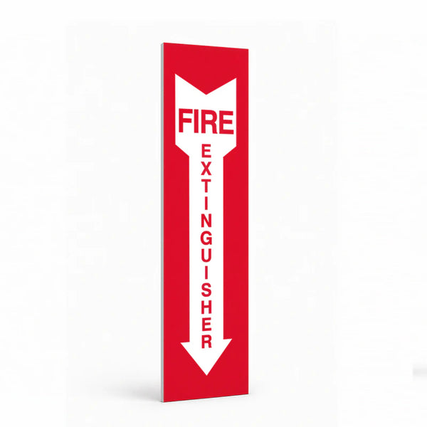 Fire Safety Equipment - Fire Extinguisher Arrow Sign