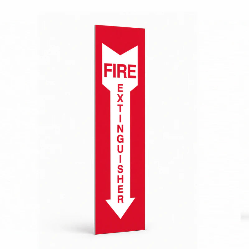 Fire Safety Equipment - Fire Extinguisher Arrow Sign