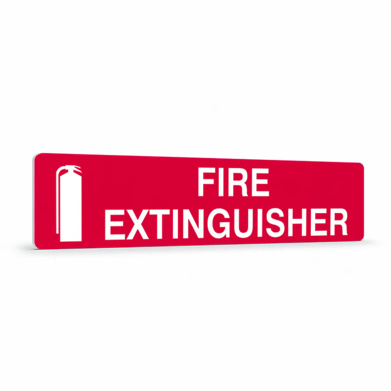 Fire Safety Equipment - Fire Extinguisher narrow Sign