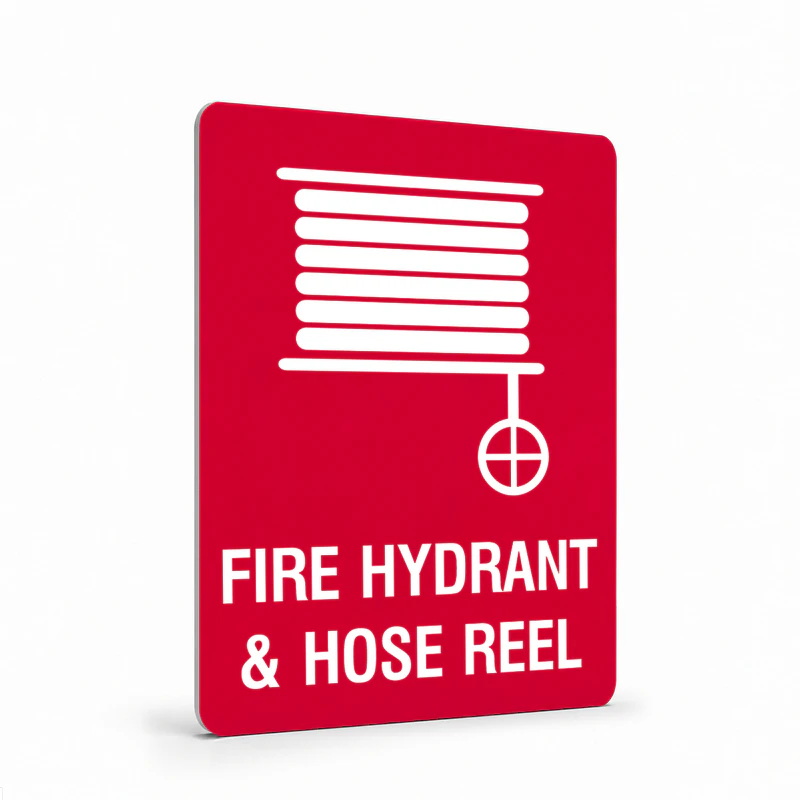 Fire Safety Equipment - Fire Hydrant And Hose Reel Sign