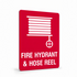 Fire Safety Equipment - Fire Hydrant And Hose Reel Sign