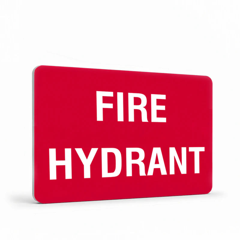 Fire Safety Equipment - Fire Hydrant Sign