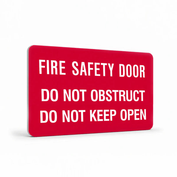 Fire Safety Equipment - Fire Safety Door Sign