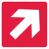 Fire Safety Equipment - Diagonal Arrow Sign