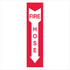 Fire Safety Equipment - Fire Hose Arrow Sign