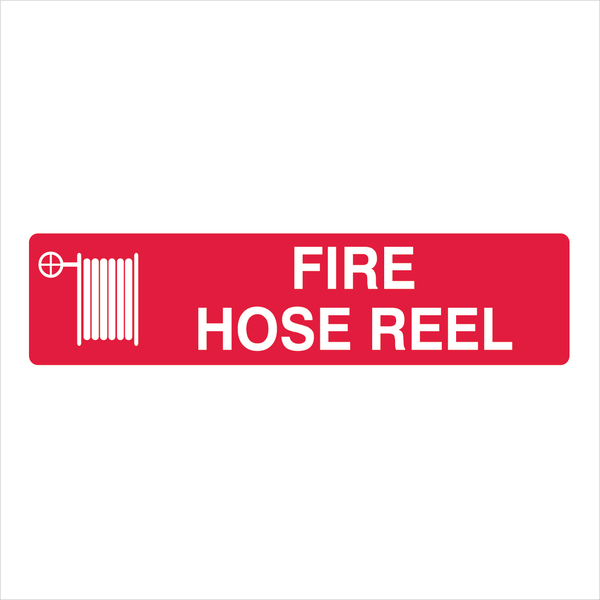 Fire Safety Equipment - Fire Hose Reel narrow Sign