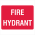 Fire Safety Equipment - Fire Hydrant Sign