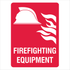 Fire Safety Equipment - Firefighter Equipment Sign