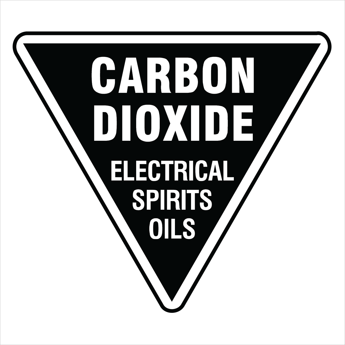Fire Safety Equipment Extinguisher NZ - Carbon Dioxide Sign