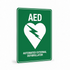 First Aid And Emergency - AED Sign