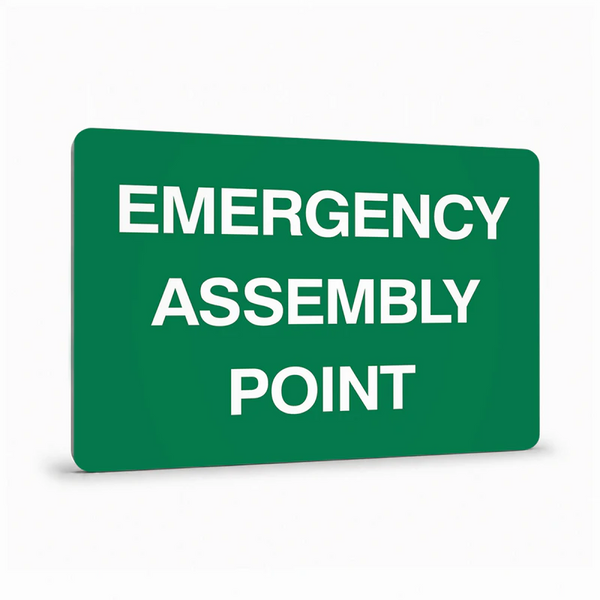 Emergency Assembly Point Sign - First Aid & Emergency