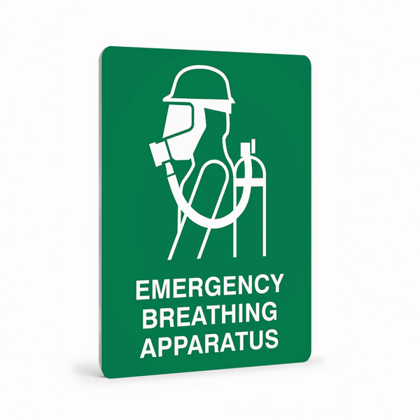 First Aid And Emergency - Emergency Breathing Apparatus Sign