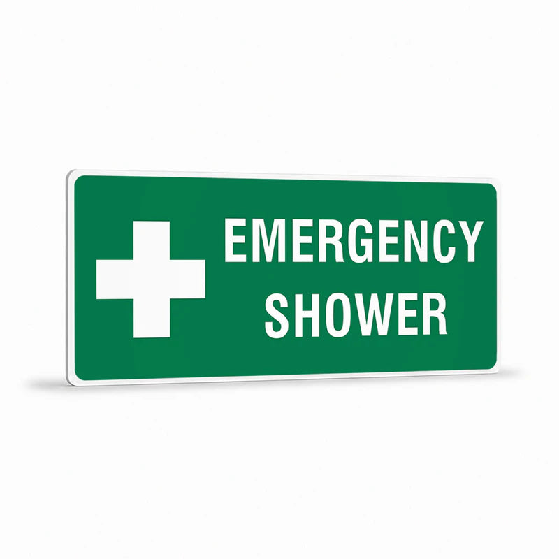 First Aid And Emergency - Emergency Shower Sign