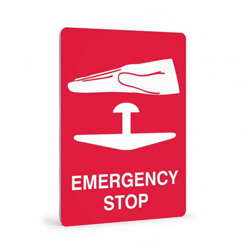 First Aid And Emergency - Emergency Stop Sign