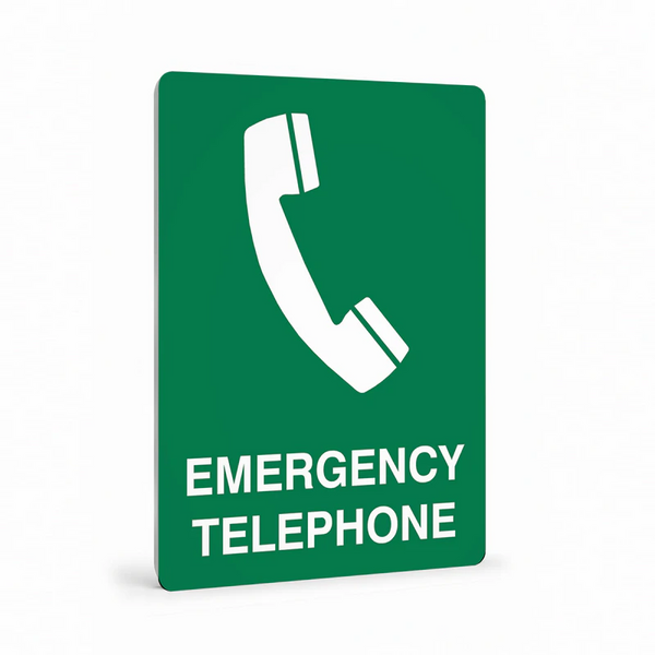 First Aid And Emergency - Emergency Telephone Sign