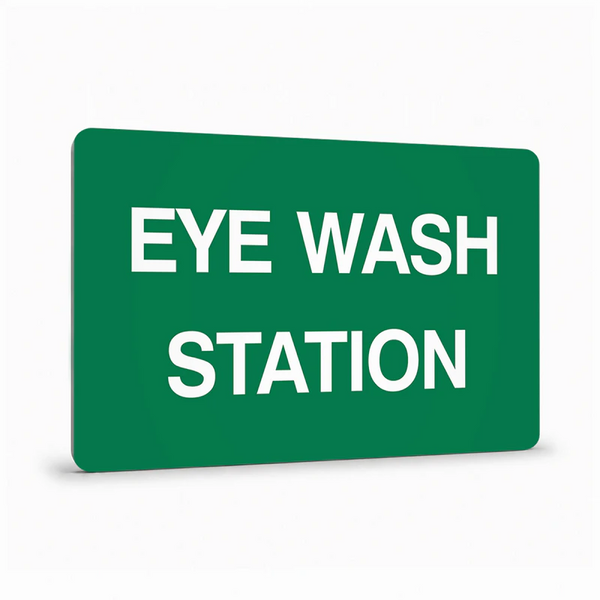 First Aid And Emergency Eye Wash - First Aid Station Sign