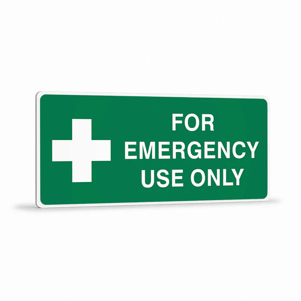 First Aid And Emergency - For Emergency Use Sign