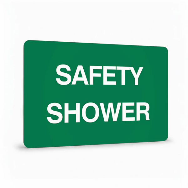 First Aid And Emergency - Safety Shower Sign