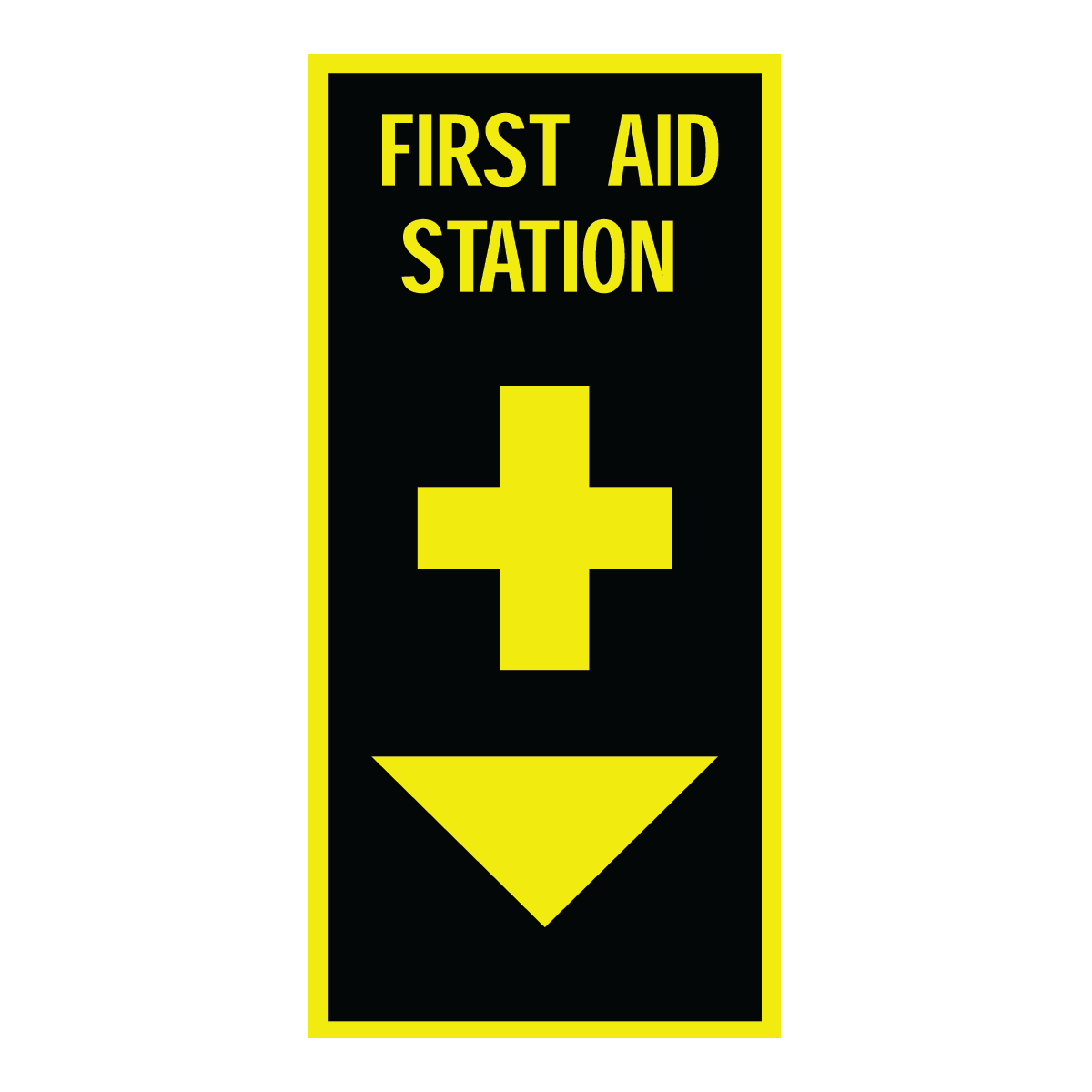 First Aid And Emergency Eye Wash - First Aid Station Sign