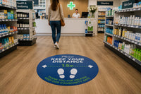Custom Floor Decals for Safety & Promotions