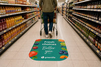 Custom Floor Decals for Safety & Promotions