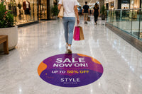 Custom Floor Decals for Safety & Promotions