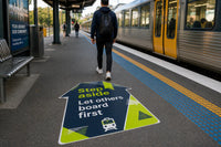 Custom Floor Decals for Safety & Promotions