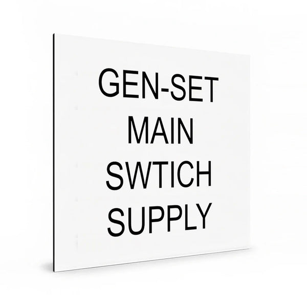 GEN-SET Main Switch Supply