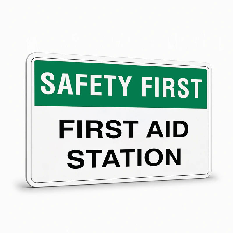 General Information - Safety First First Aid Station Signs