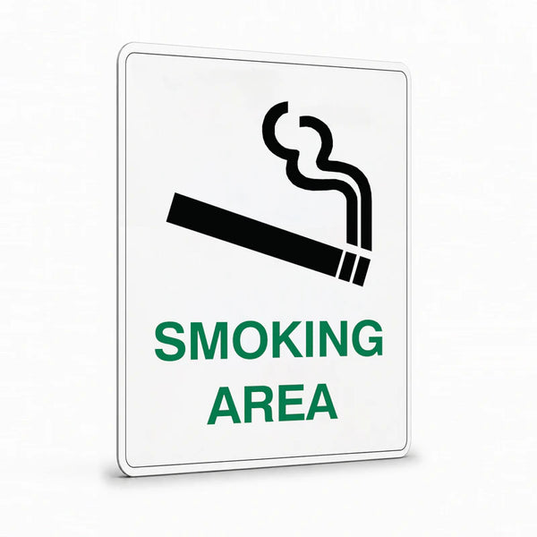General Information - Smoking Area With Symbol Signs