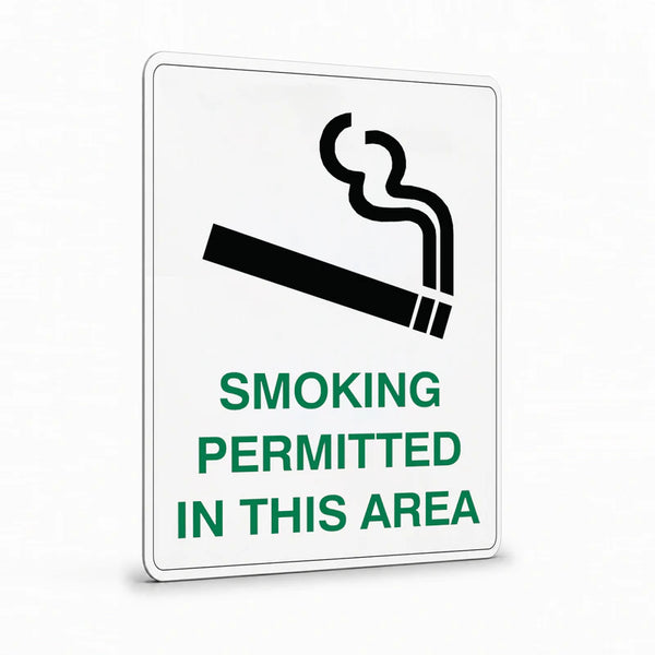 General Information - Smoking Permitted In This Area Signs