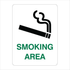 General Information - Smoking Area With Symbol Signs