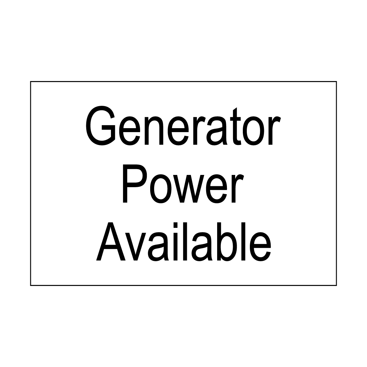 Generator Power Available