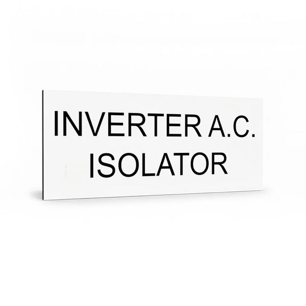 Inverter A.C. Isolator
