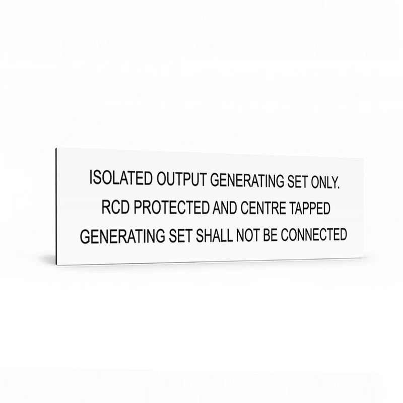 Isolated Output Generating Set Only