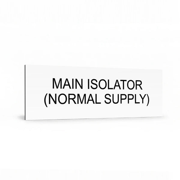 Main Isolator (Normal Supply)