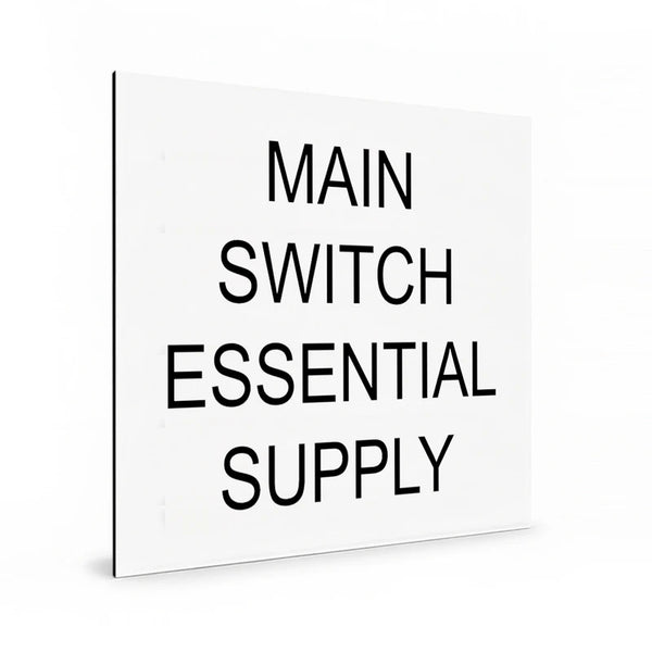 Main Switch Essential Supply - Black & White