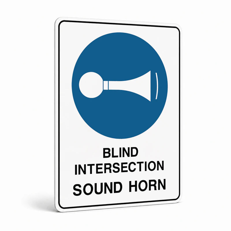 Mandatory - Blind Intersection Sign