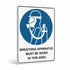 Mandatory - Breathing Apparatus Area Sign